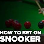 how to bet on snooker